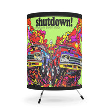 1970s Plymouth Super Stock Roadrunner Tripod Lamp with High-Res Printed Shade, US/CA plug