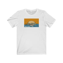 Vintage Racers in the Sunset by Retro Boater Unisex Jersey Short Sleeve Tee