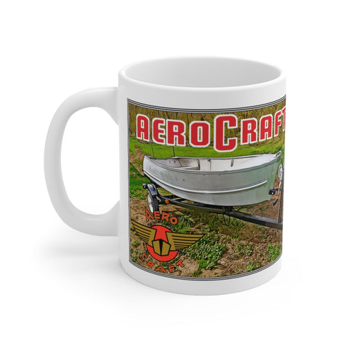 Lisa Torgerson Aero Craft White Ceramic Mug