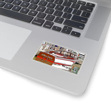 Jeff Davey Boat Kiss-Cut Stickers