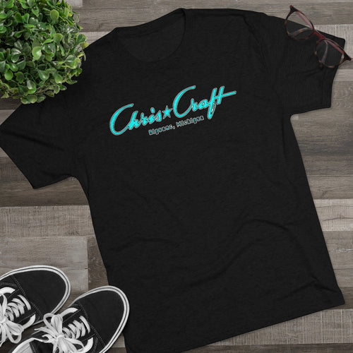 1950s Vintage Chris Craft Men's Tri-Blend Crew Tee