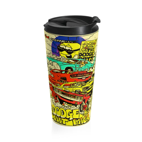 Dodge Boys Vintage Scat Pack Stainless Steel Travel Mug by SpeedTiques