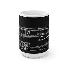 1958 Ford Ranch Wagon White Ceramic Mug by SpeedTiques