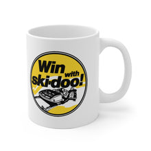 Vintage Ski-Doo Racing White Ceramic Mug by SpeedTiques