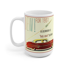 1951 Oldsmobile Rocket Holiday Sedan White Ceramic Mug