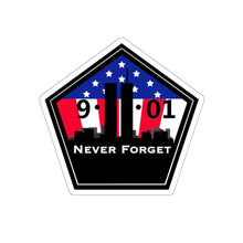 9/11 Never Forget Die-Cut Stickers