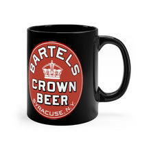 Vintage Bartles Crown Beer Syracuse, NY Black mug 11oz