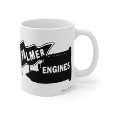 Palmer Boat Marine Engines White Ceramic Mug by Retro Boater