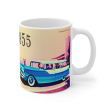 1955 Pontiac Station Wagon White Ceramic Mug