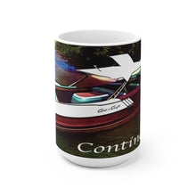 1961 Chris Craft Continental White Ceramic Mug by Retro Boater
