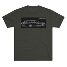 1958 Ford Ranch Wagon Men's Tri-Blend Crew Tee by SpeedTiques