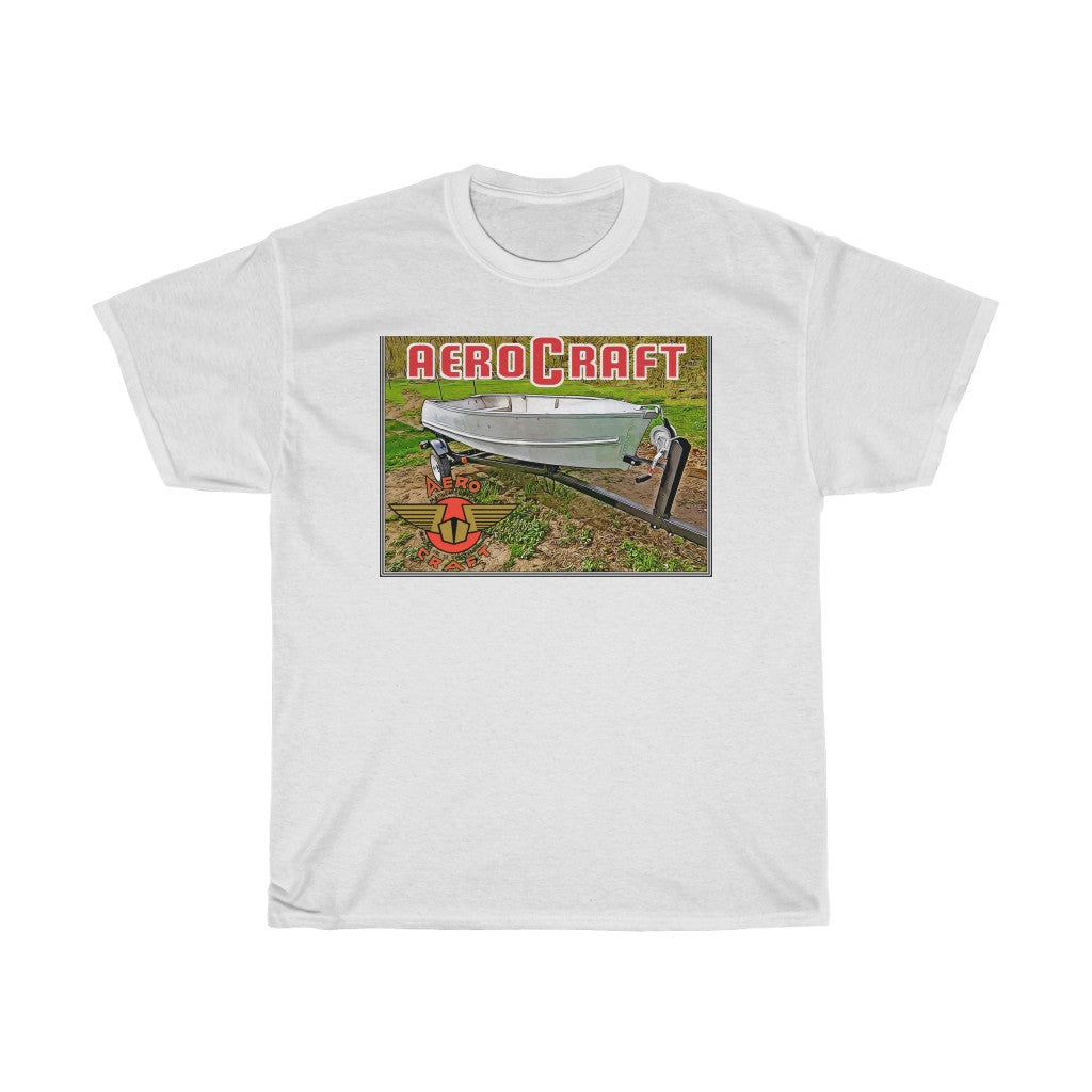 Vintage 1950s Aero Craft Lisa Torgerson Boat Unisex Heavy Cotton Tee
