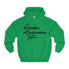 Woodies Restorations Logo College Hoodie