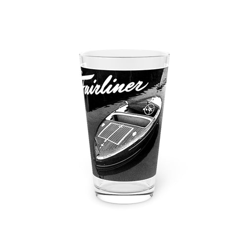 Vintage Western Fairliner Boats Pint Glass, 16oz