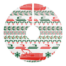 Pontoon Christmas  Pattern Tree Skirts by SpeedTiques