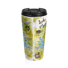 Lake Martin Map Stainless Steel Travel Mug