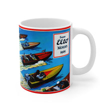 1929 Super Elto Outboard Motor White Ceramic Mug by Retro Boater