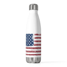 Vintage Distressed Style American Flag with Chris Craft Boat 20oz Insulated Bottle