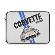 1958 Chevy Corvette Laptop Sleeve by SpeedTiques