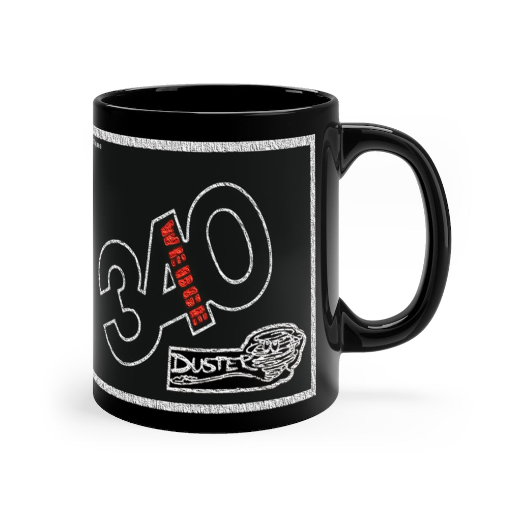 Plymouth Duster 340 Wedge Call Out Black mug 11oz by SpeedTiques