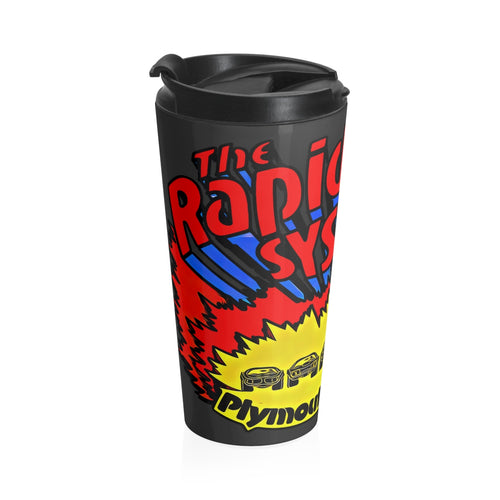 1970s Plymouth Dodge The Rapid Transit System Stainless Steel Travel Mug