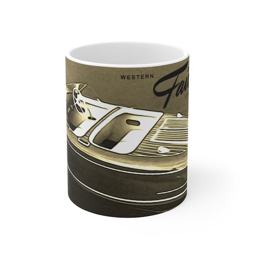 Western Fairliner Mug 11oz by Retro Boater