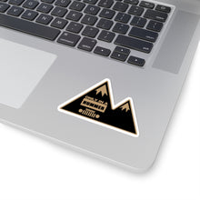 Mountain Design in Black Bronze Only in a Hummer Kiss-Cut Stickers