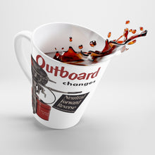 Vintage Johnson Sea Horse Outboard Latte mug by Retro Boater