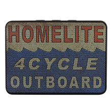 Vintage Homelite Outboard Advertisement on a Boxanne Bluetooth Speaker by Retro Boater