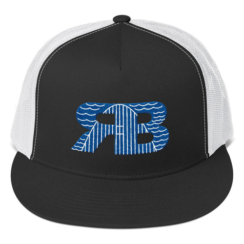 Retro Boater Logo Trucker Cap