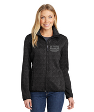 Vintage Jeep Embroidered Port Authority® Women's Sweater Fleece Jacket or Similar