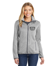 Vintage Jeep Embroidered Port Authority® Women's Sweater Fleece Jacket or Similar