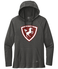 Vintage Century Boat Crest Maroon New Era® Tri-Blend Hoodie