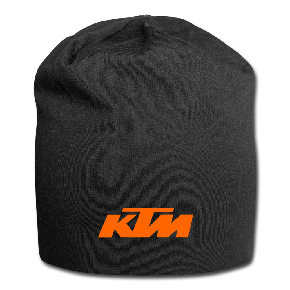 Classic Orange KTM Motorcycle Jersey Beanie - black