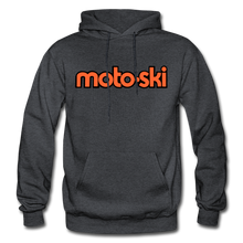 Moto-Ski Gildan Heavy Blend Adult Hoodie - charcoal grey