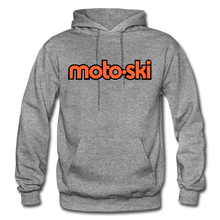 Moto-Ski Gildan Heavy Blend Adult Hoodie - graphite heather
