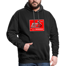 Vintage Boa Ski Snowmobiles Contrast Hoodie - black/asphalt