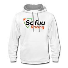 SAFUU Racing Contrast Hoodie - white/gray