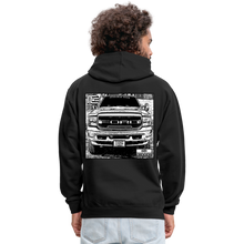 Gary Ford Powerstroke Flag Front Truck back Contrast Hoodie - black/asphalt