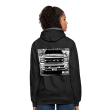 Gary Ford Powerstroke Flag Front Truck back Contrast Hoodie - black/asphalt