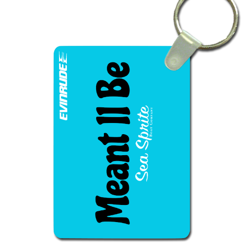 Cupples Meant to Be Aluminum Rectangle Key tag