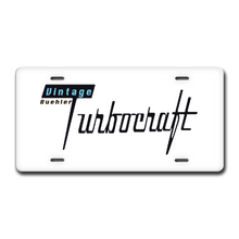 Vintage Buehler Turbocraft Silver Gloss License Plate