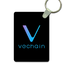 Classic V Vechain Logo Aluminum Rectangle Key tag